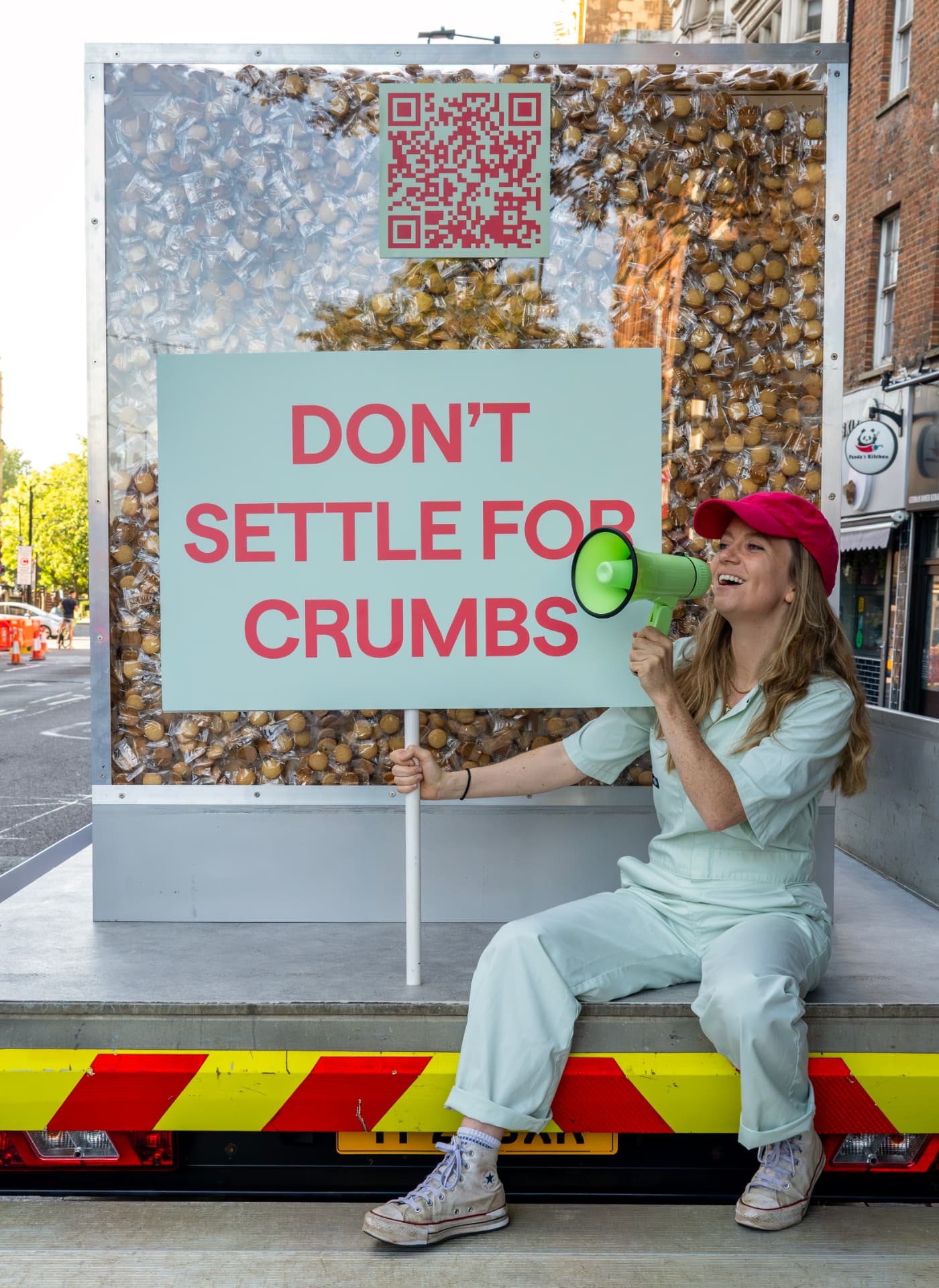 Don’t Settle for Crumbs campaign activation